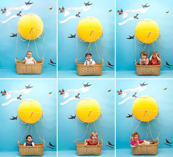 13 DIY Balloon Projects: A cute photobooth idea for the kidies party | Mum's Grapevine