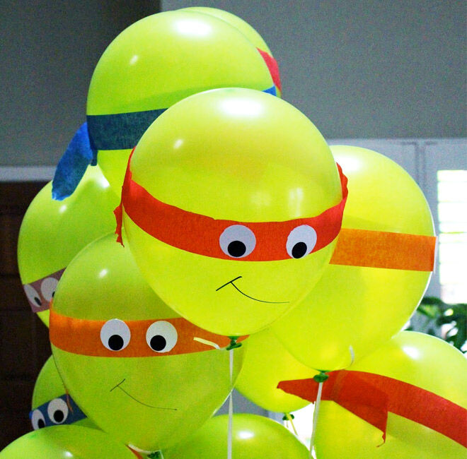 13 DIY balloons projects: TMNT Time!!! | Mum's Grapevine