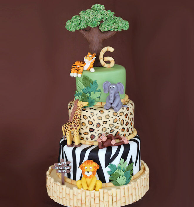 Birthday Cakes for Boys: Jungle Cake via Sweet Dreams | Mum's Grapevine