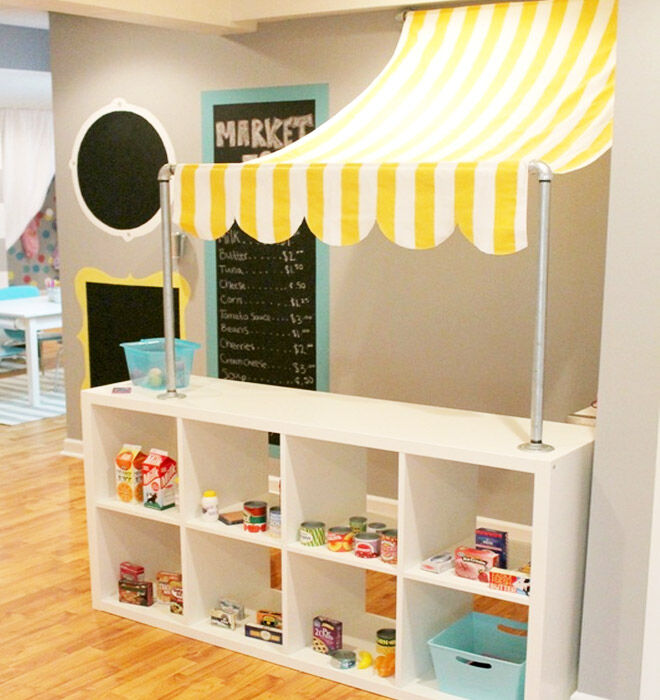 IKEA Hack - Turn EXPEDIT into kids market place | Mum's Grapevine