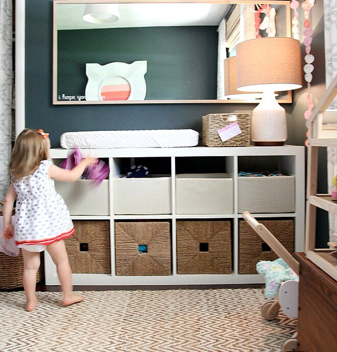 IKEA hack - Turn your KALLAX bookshelf into a handy change table! | Mum's Grapevine