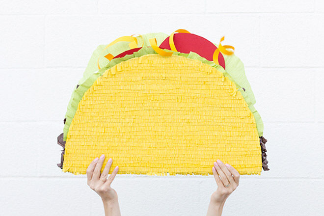 Taco DIY Pinata via Studio DIY