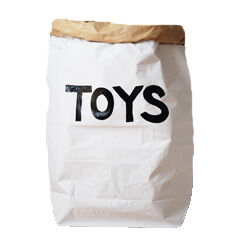 Black and White Toy Bag via Etsy