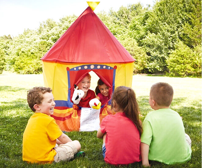Kidoozie Pop-Up Theatre Tent - Voted best toy for pretend role play