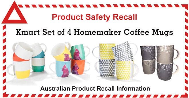 Product Recall: Homemaker coffee mugs