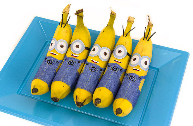 Banana Minions! Funny fruit for kids parties | Mum's Grapevine