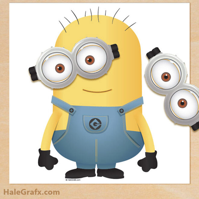 Pin the goggles on the Minion! Fun game for play time and Minion parties | Mum's Grapevine