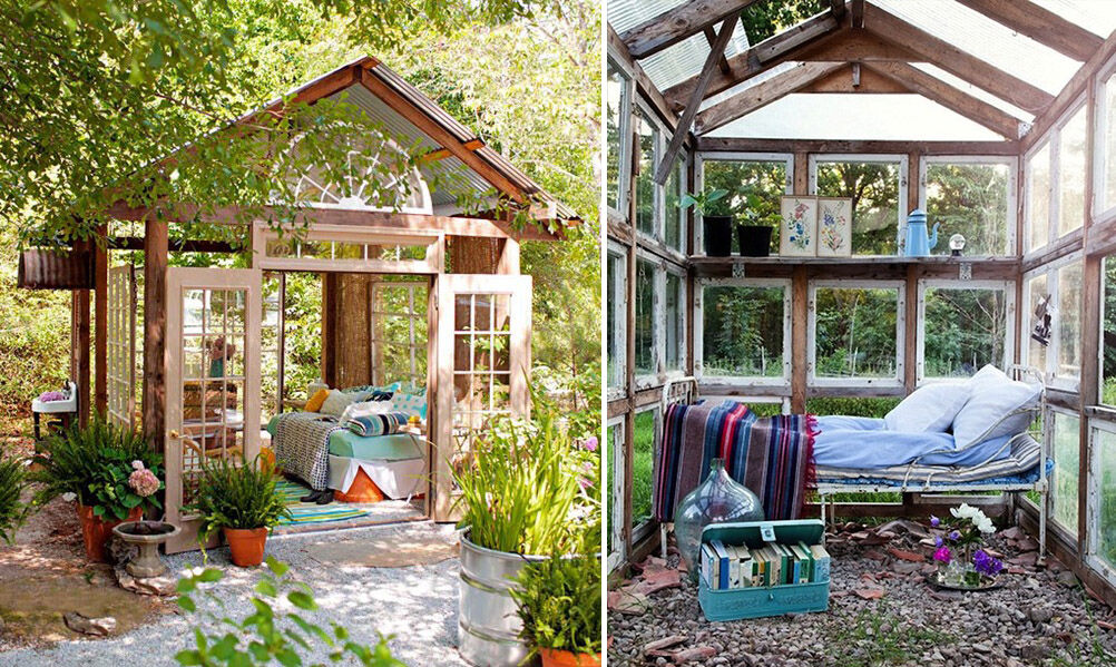 She Shed - Beautiful outdoor bedroom