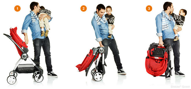 10 prams you can fold with one hand: Stokke Scoot | Mum's Grapevine