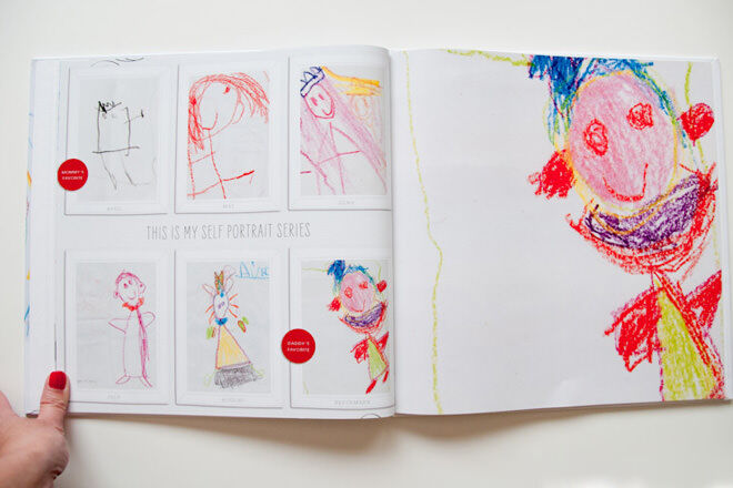Ways to display your kids artwork: Scrapbook | Mum's Grapevine