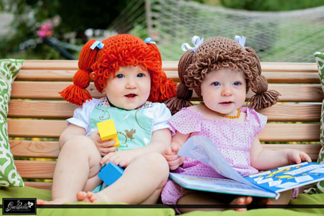 Cabbage Patch kids wigs Inspired Crochet Hats | Mum's Grapevine
