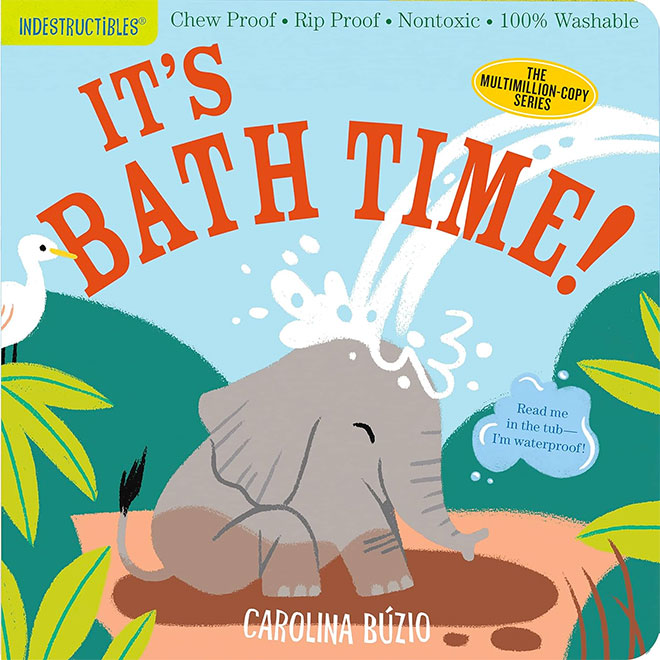 Bath book It's Bath Time! by Carolina Buzio