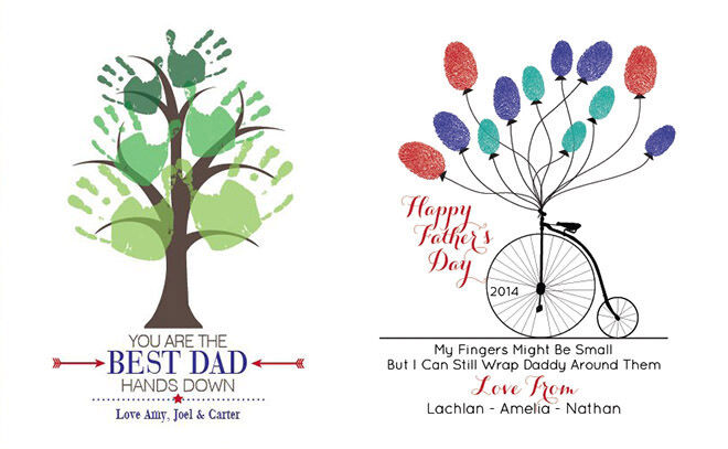 12 Easy Craft Ideas for Father's Day: Handprint and Fingerprint Artwork | Mum's Grapevine
