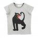 Preloved Mini Rodini Black Panther Baby T-shirt - Size 6 / 9 Months