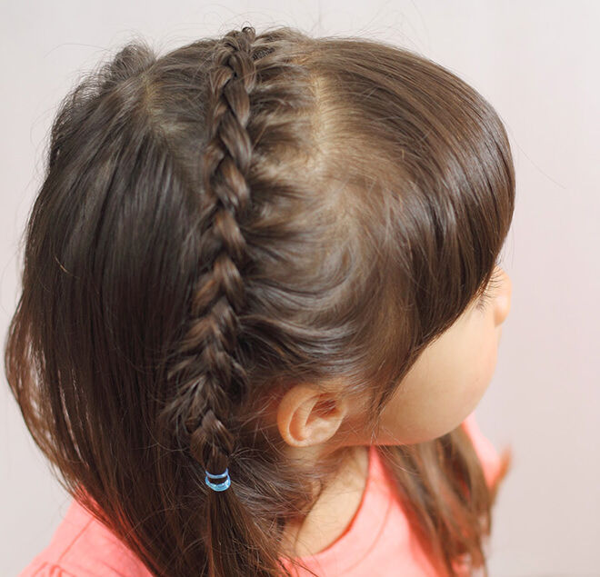 Try a braid starting from one side and go over to the other side.