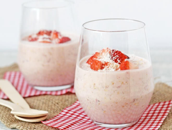 Overnight oats are a brilliant on-the-go breakfast for the entire family