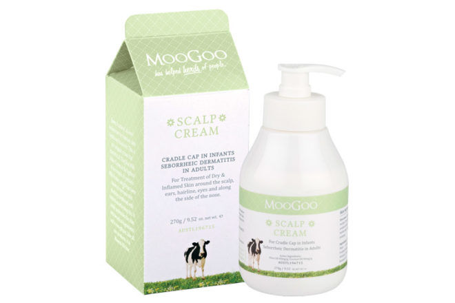 MooGoo scalp cream for cradle cap