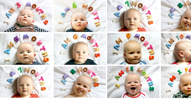 Приложения для детских фото по месяцам