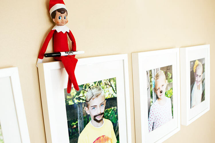 Funny places to put Elf on the Shelf