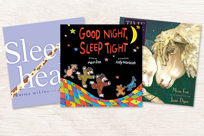 11 Books about going to bed.