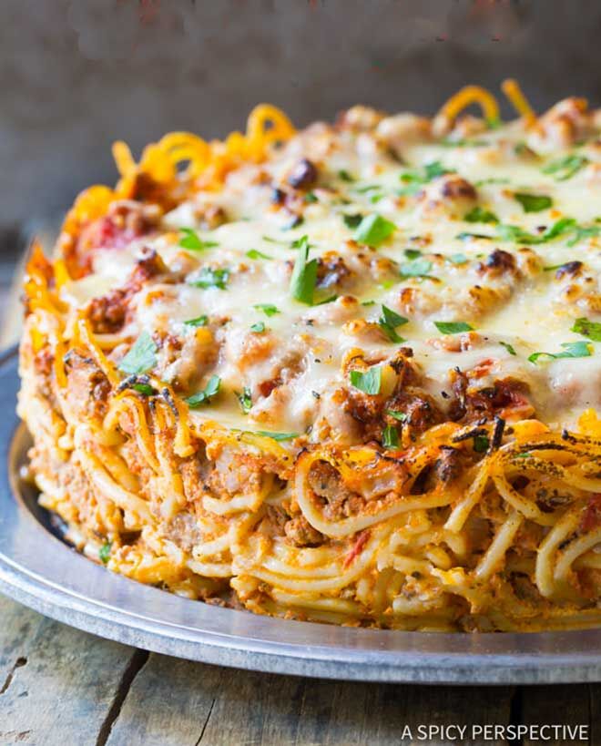 Baked Spaghetti Pie