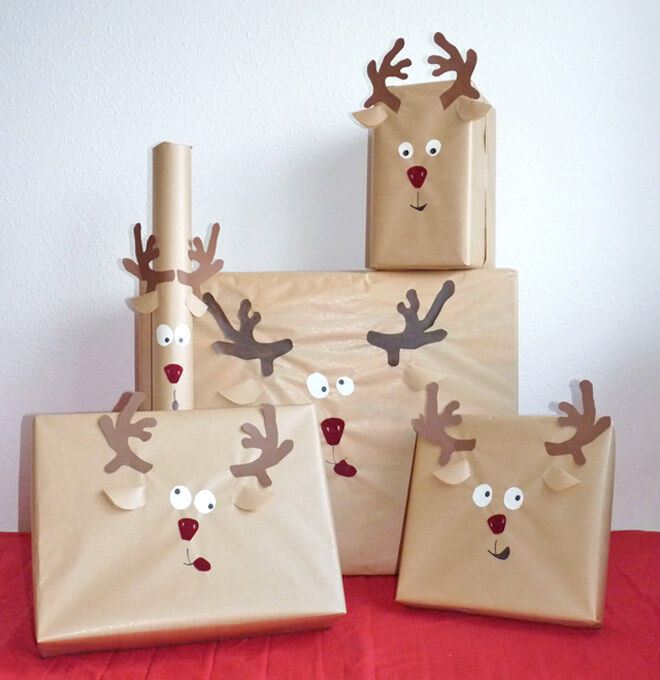 These crazy little reindeers make a an easy way to add some cheekiness to Christmas this year