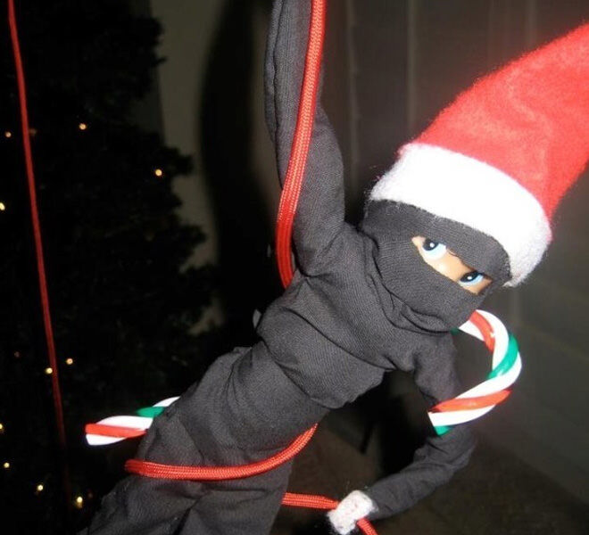 Elf on the Shelf - Ninja style