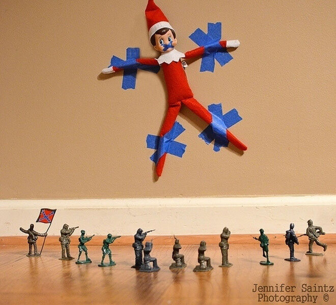 Elf on the Shelf goes under attack