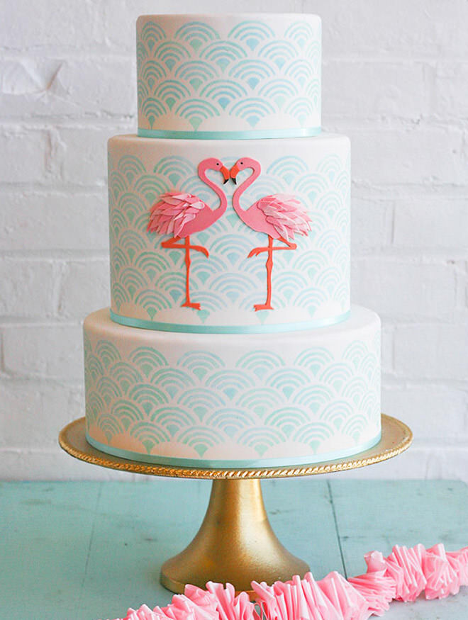 DIY Amazing Flamingo Cake
