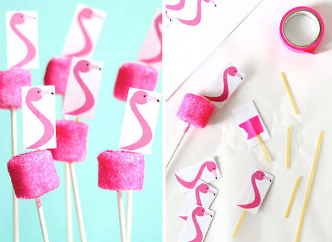 Easy DIY Marshmallows for Flamingo Party