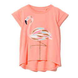 Cotton on Kids Glitzy Flamingo Tee