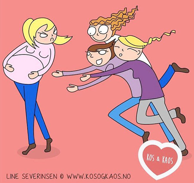Kos & Kaos - Funny cartoons about being pregnant
