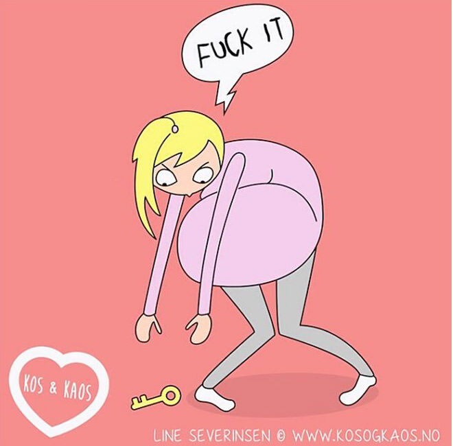 Kos & Kaos - Funny cartoons about pregnancy