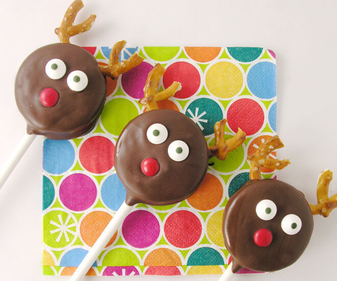 Reindeer Oreo Pops!
