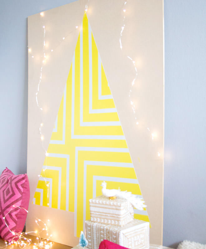 Plywood Fluro Christmas Tree