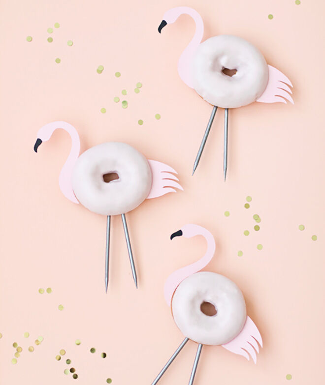 Flamingo party Doughnuts