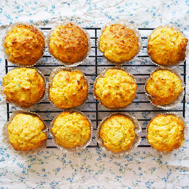 Veggie muffins to freeze for school lunchbox