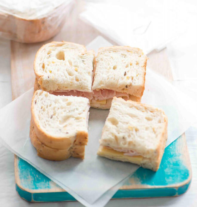 There are loads of sandwich ideas that can be put in the freezer ahead of time, making the school lunches super easy!