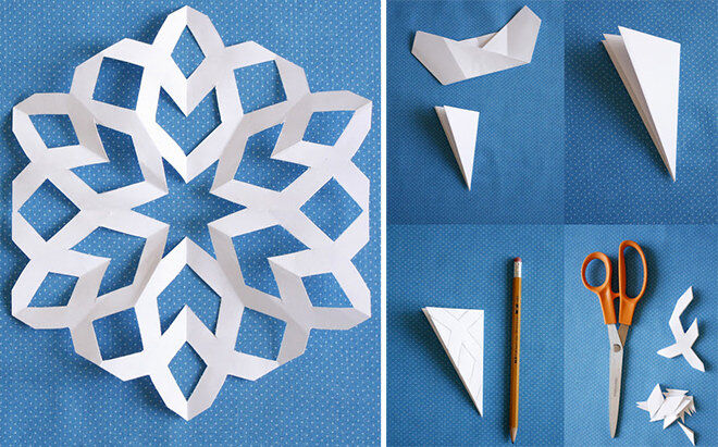 EASY DIY Paper Snowflake