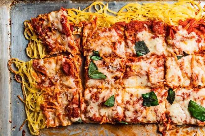 spaghetti pizza recipe