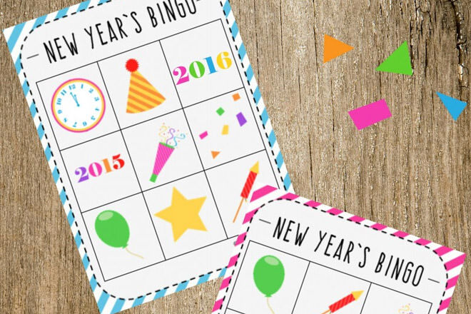 Bingo, New year's eve 2016 kids activities ideas