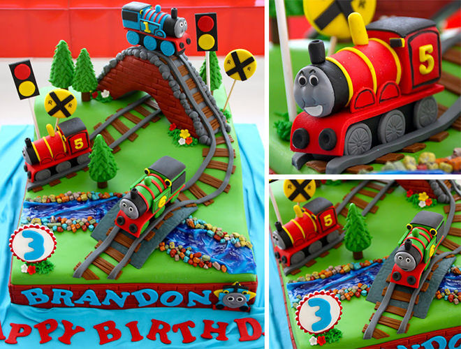 Inspiration for your next train cake.