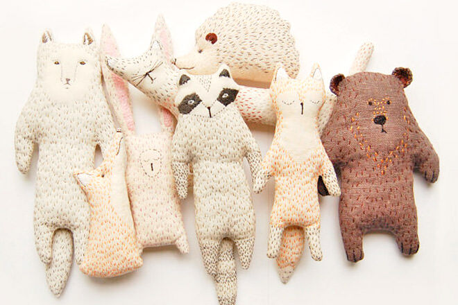 WoodlandTale handmade soft toy for baby