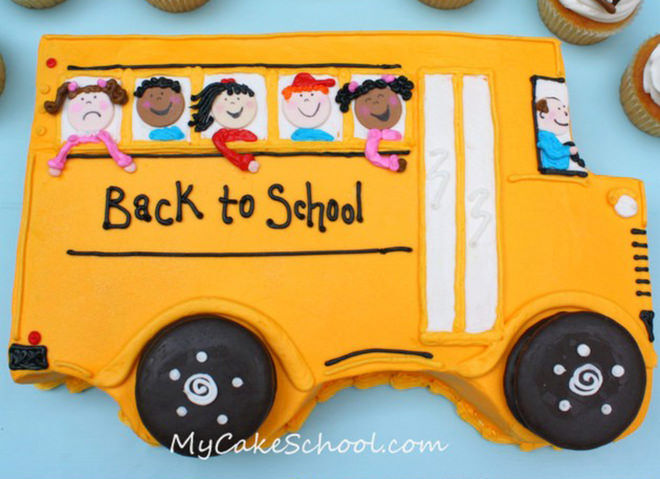 Back to school cake - ways to celebrate going back to school.