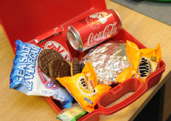 Bad Lunch! - How to pack a healthy lunch box (not like this one!)