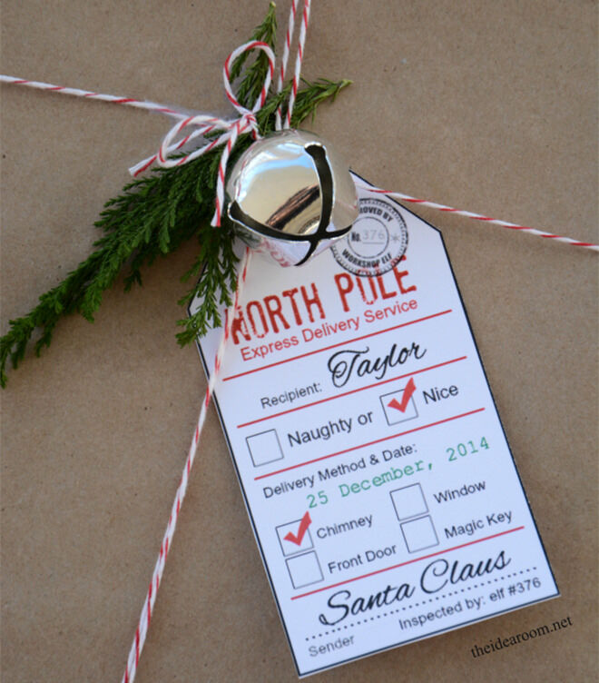 Free Printable Santa Gift Tags