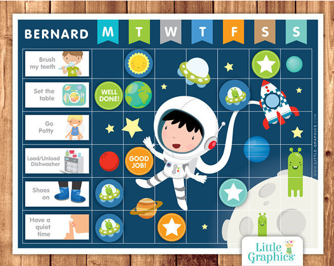 Add it to the rewards chart - easy ways to get the kids to set the table.