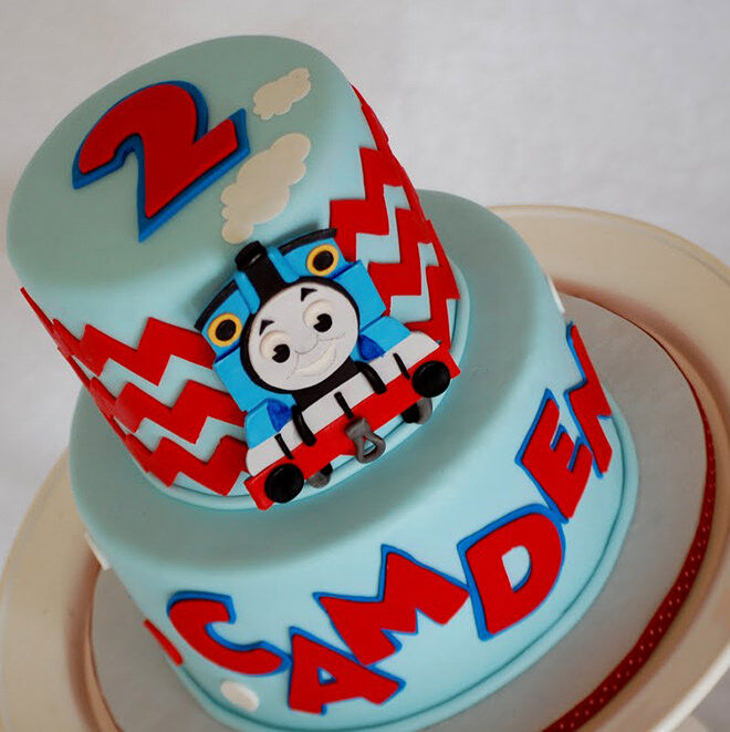 Character Cake Tutorial - Easy Thomas the Train Cake