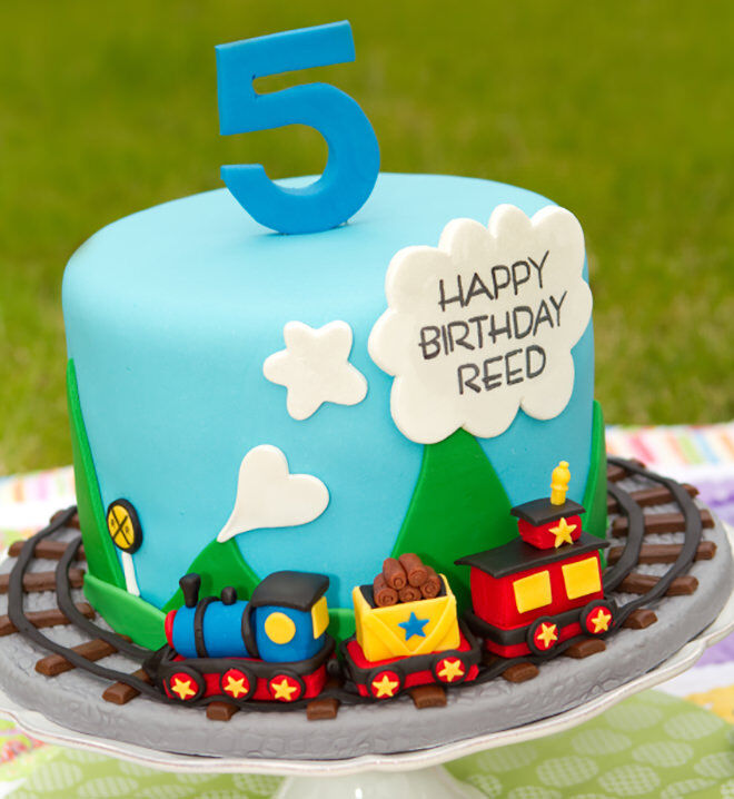 Best Moving Train Theme Cake In Ahmedabad | Order Online