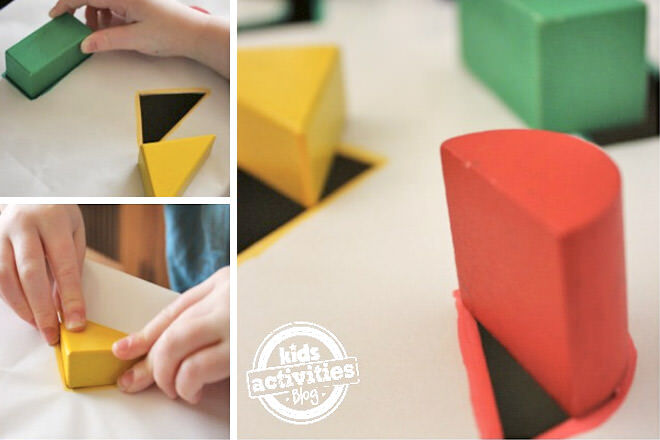 Cardboard shape sorter